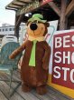 画像1: 80s Mighty Star Hanna Barbera Yogi Bear Giant Size Plush Doll 145cm !! (M030)  (1)