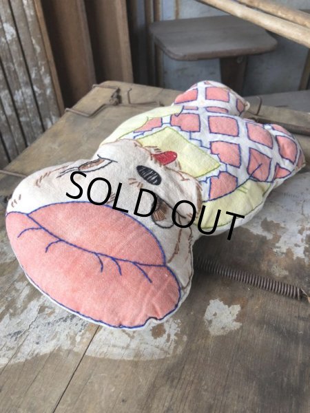 画像3: Vintage Cute Dog Cloth Pillow Doll  (M032)  (3)