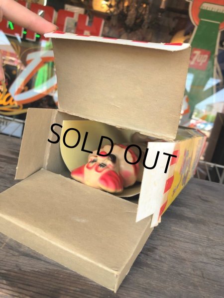 画像9: Vintage BOZO Squeeze Me Rubber Toy THE OAK RUBBER COMPANY w/Box (M031)  (9)