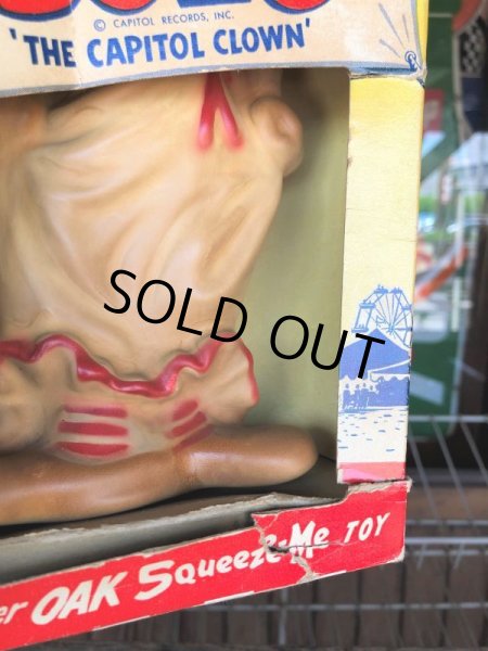 画像12: Vintage BOZO Squeeze Me Rubber Toy THE OAK RUBBER COMPANY w/Box (M031)  (12)