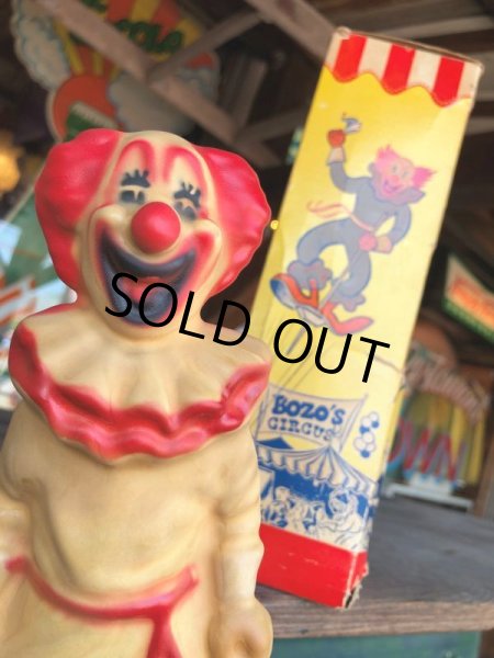 画像6: Vintage BOZO Squeeze Me Rubber Toy THE OAK RUBBER COMPANY w/Box (M031)  (6)