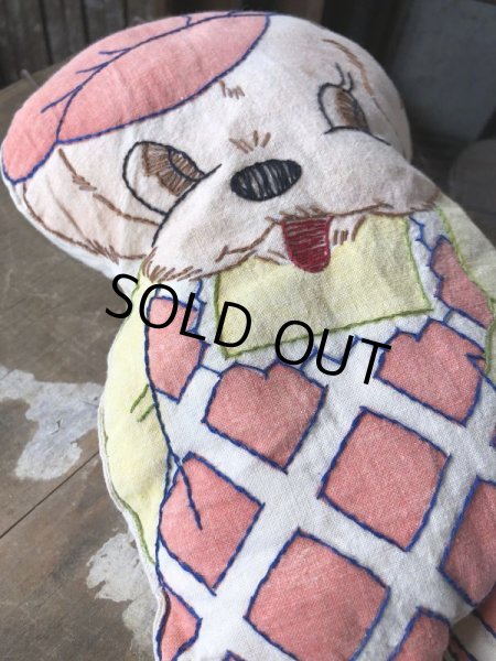 画像5: Vintage Cute Dog Cloth Pillow Doll  (M032)  (5)