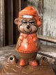 画像9: 60s Travelodge Sleepy Bear Counter Display Pen Holder Hard to Find ! (M034) (9)