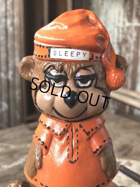 画像12: 60s Travelodge Sleepy Bear Counter Display Pen Holder Hard to Find ! (M034) (12)