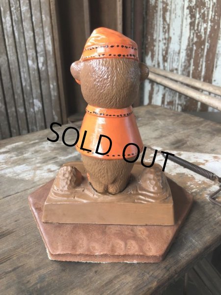 画像3: 60s Travelodge Sleepy Bear Counter Display Pen Holder Hard to Find ! (M034) (3)