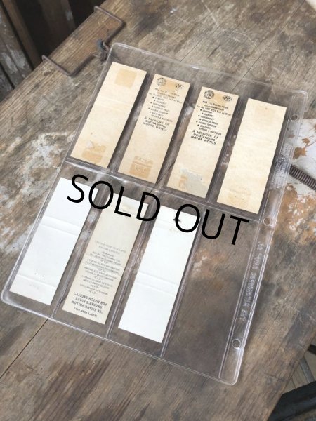 画像2: Vintage Matchbook Set Sleepy Bear Trave Lodge (M034) (2)