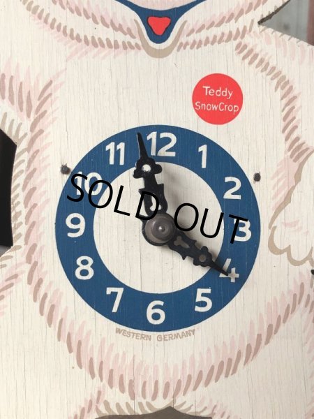 画像5: 50s Vintage Teddy Snow Crop Orange Juice Weight Driven Clock (M035) (5)