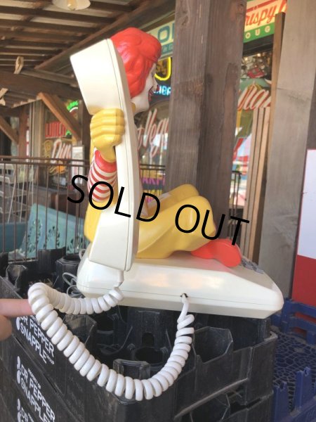 画像12: 80s Vintage Telephone Ronald McDonald Canada Ver (M040)  (12)