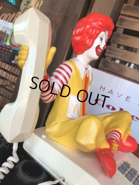 画像19: 80s Vintage Telephone Ronald McDonald Canada Ver (M040)  (19)