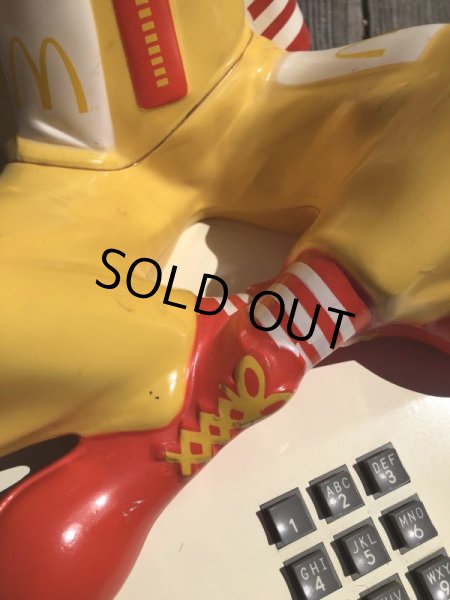 画像23: 80s Vintage Telephone Ronald McDonald Canada Ver (M040)  (23)
