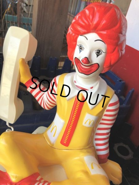 画像4: 80s Vintage Telephone Ronald McDonald Canada Ver (M040)  (4)