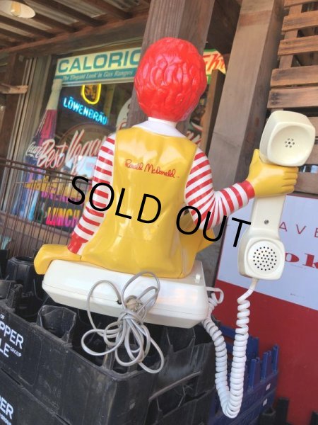 画像11: 80s Vintage Telephone Ronald McDonald Canada Ver (M040)  (11)