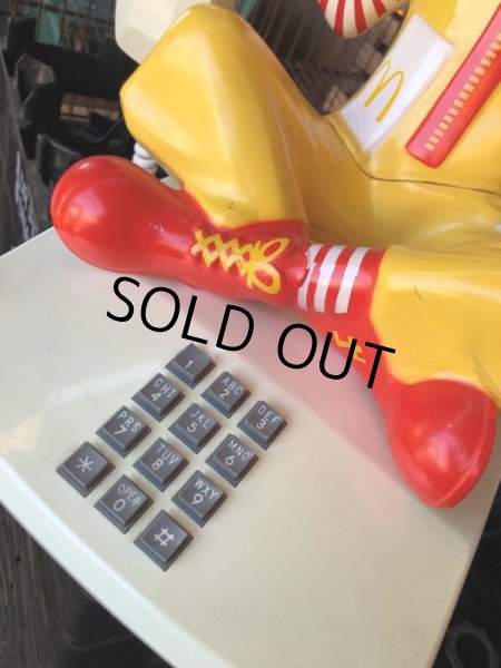 画像2: 80s Vintage Telephone Ronald McDonald Canada Ver (M040)  (2)