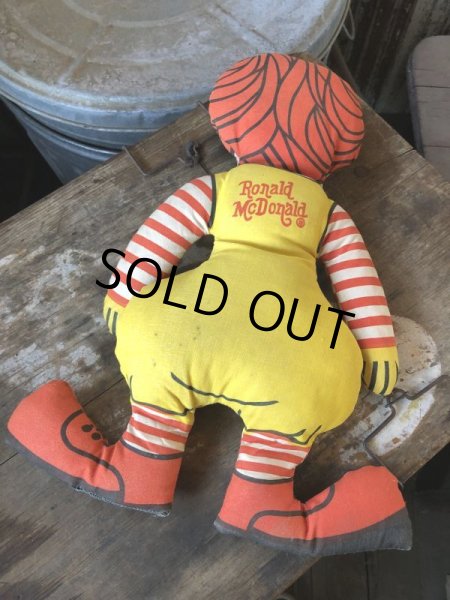 画像2: 70s Vintage McDonald's Pillow Doll Ronald McDonald (M038) (2)