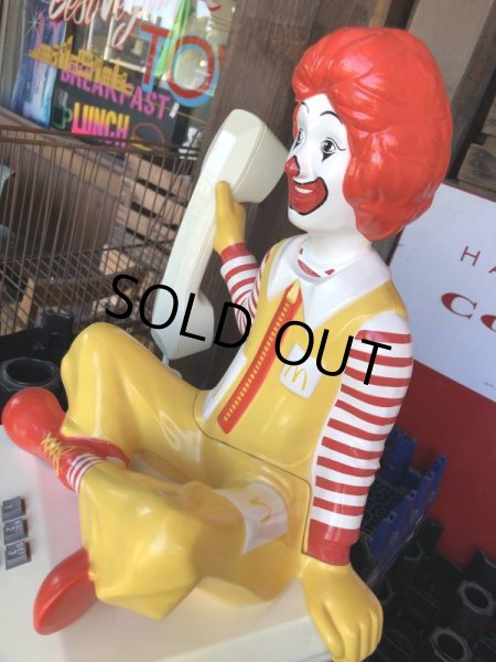 画像15: 80s Vintage Telephone Ronald McDonald Canada Ver (M040)  (15)