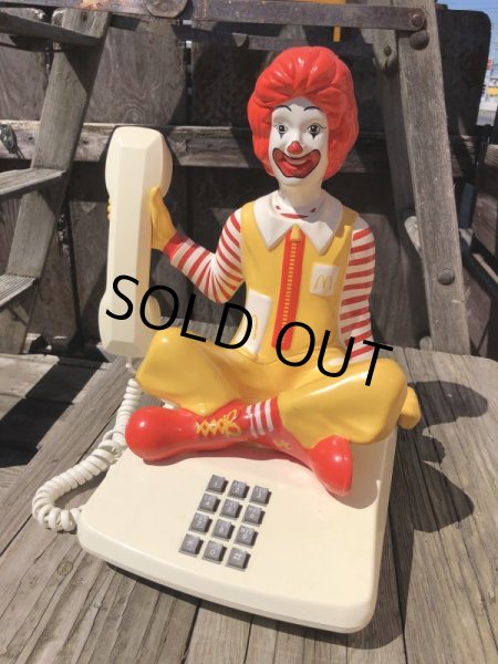 画像25: 80s Vintage Telephone Ronald McDonald Canada Ver (M040)  (25)