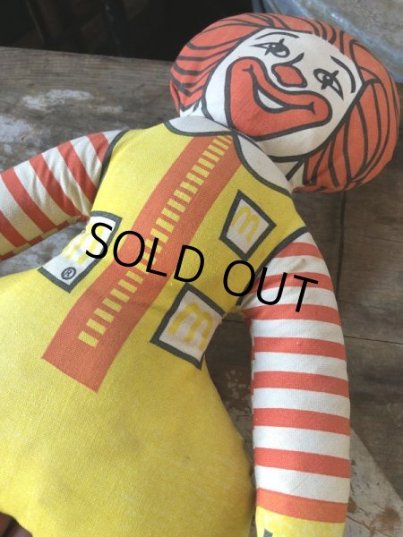 画像6: 70s Vintage McDonald's Pillow Doll Ronald McDonald (M038) (6)