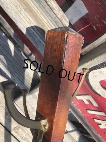 画像14: 30s Vintage Globe Wernicke Coat Tree Rack Stand (M041)  (14)