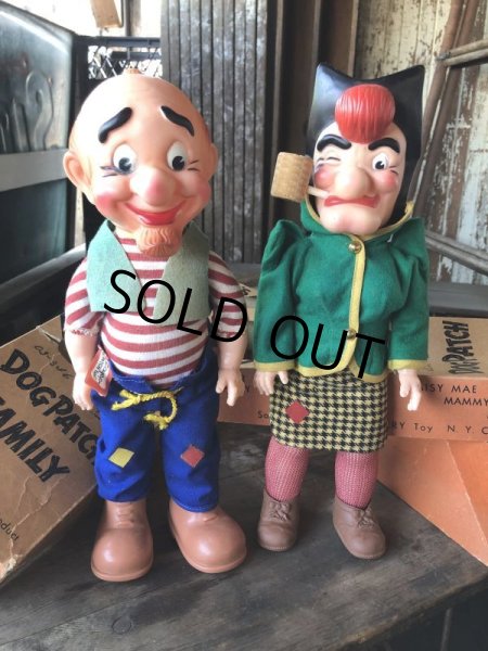 画像5: 50s Vintage Baby Barry Toy Dogpatch Al Capp's Mammy & Pappy Yokum Doll Set W/BOX (M046)  (5)