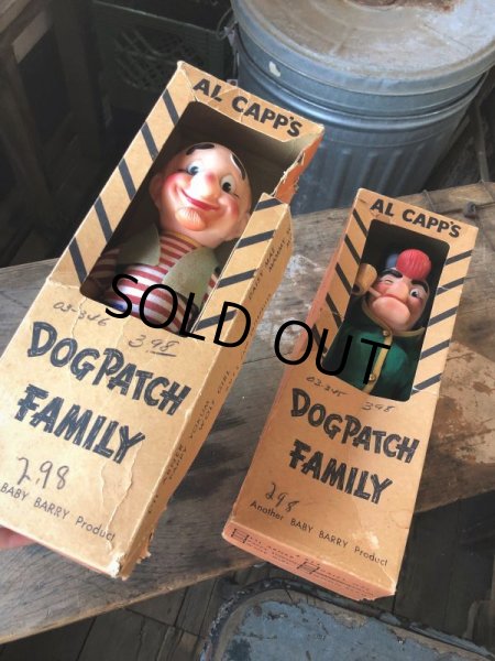 画像2: 50s Vintage Baby Barry Toy Dogpatch Al Capp's Mammy & Pappy Yokum Doll Set W/BOX (M046)  (2)