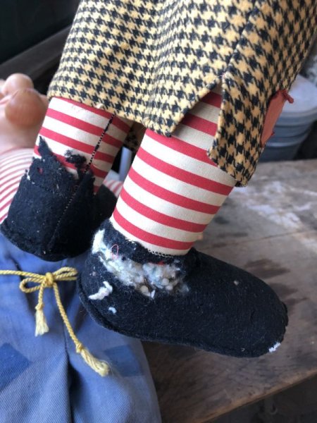 画像9: 50s Vintage Baby Barry Toy Dogpatch Al Capp's Mammy & Pappy Yokum Big Size Doll Set 51cm (M044)  (9)