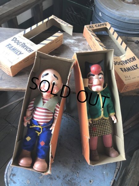 画像14: 50s Vintage Baby Barry Toy Dogpatch Al Capp's Mammy & Pappy Yokum Doll Set W/BOX (M046)  (14)