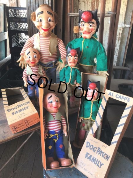 画像15: 50s Vintage Baby Barry Toy Dogpatch Al Capp's Mammy & Pappy Yokum Doll Set W/BOX (M046)  (15)