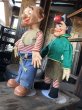 画像12: 50s Vintage Baby Barry Toy Dogpatch Al Capp's Mammy & Pappy Yokum Doll Set 51cm (M044)  (12)