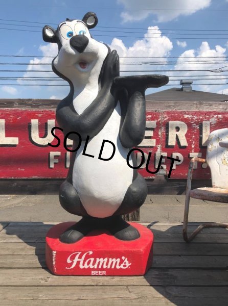 画像5: Vintage Advertising Hamm's Beer Bear Life Size Styrofoam Store Display (M048)  (5)