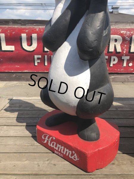 画像10: Vintage Advertising Hamm's Beer Bear Life Size Styrofoam Store Display (M048)  (10)