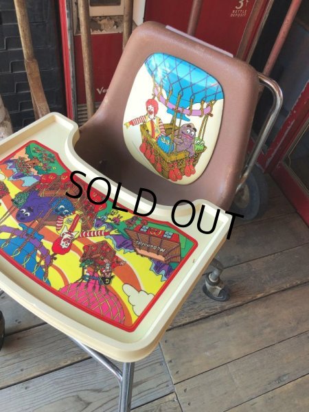 画像4: Vintage McDonald's Store Kids High Chair (M049)  (4)