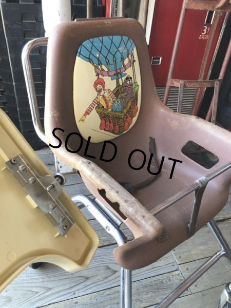 画像15: Vintage McDonald's Store Kids High Chair (M049)  (15)