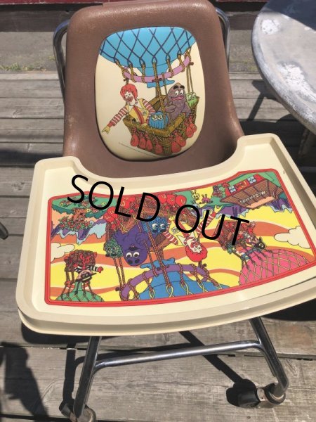 画像18: Vintage McDonald's Store Kids High Chair (M050)  (18)