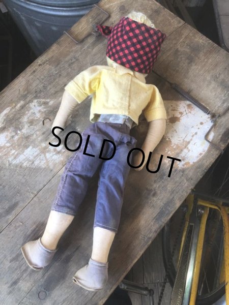 画像13: Antique American Primitive Celluloid Face Doll (M052)  (13)