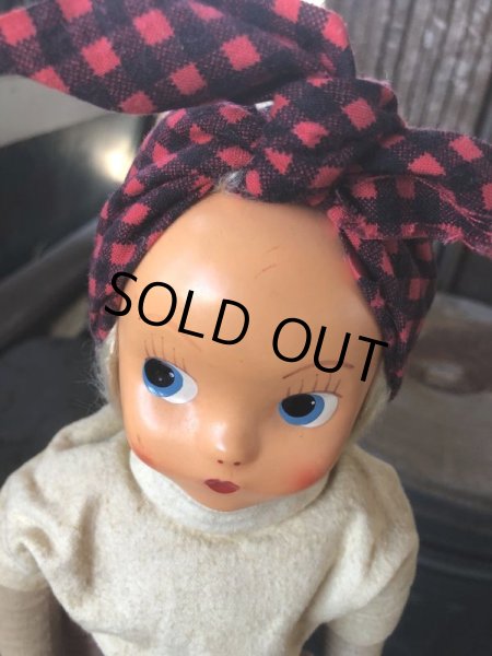 画像11: Antique American Primitive Celluloid Face Doll (M052)  (11)