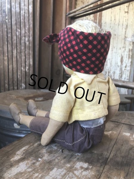 画像6: Antique American Primitive Celluloid Face Doll (M052)  (6)