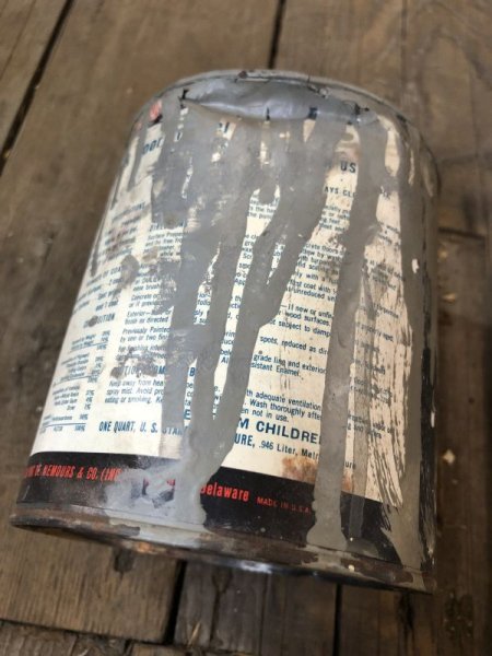 画像4: Vintage DU PONT Porch & Floor ENAMEL Can (B070) (4)