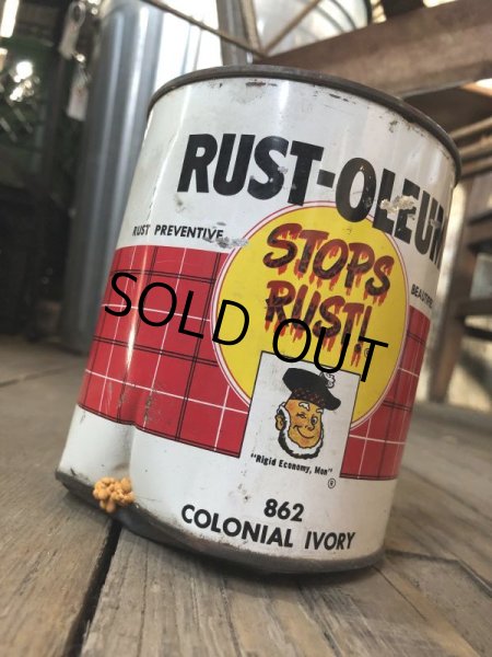 画像2:  Vintage Can Rust Oleum STOPS RUST (B064) (2)