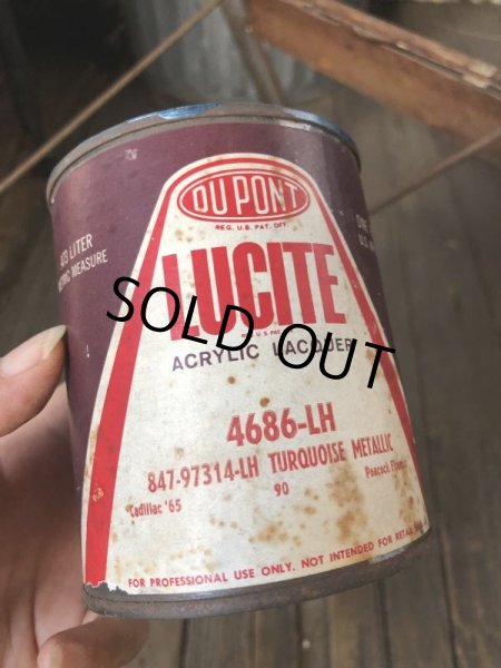 画像1: Vintage DU PONT Acrylic Lacquers LUCITE 4686 LH  (B080) (1)