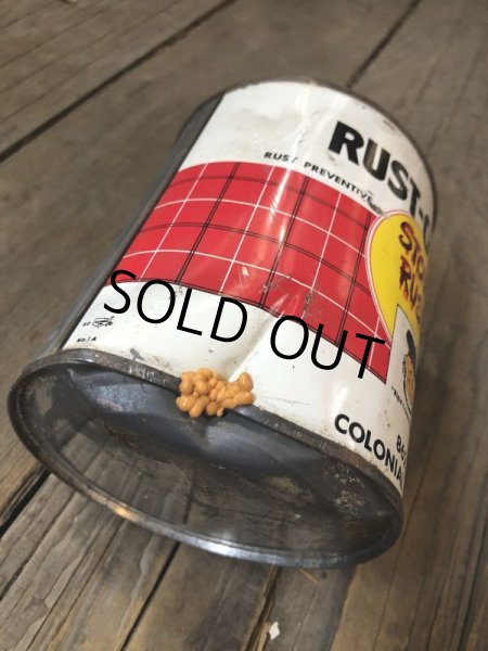 画像3:  Vintage Can Rust Oleum STOPS RUST (B064) (3)