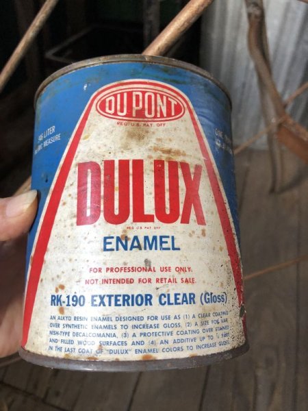 画像1: Vintage DU PONT DULUX ENAMEL Can (B071) (1)