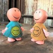 画像6: 60s UNEEDA DOLL HAPEE WEE Smile Face Vinyl Figure Peace Groovy Psychedelic Hippie Happy (M088)  (6)