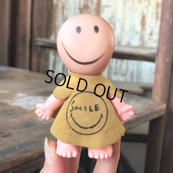 画像10: 60s UNEEDA DOLL HAPEE WEE Smile Face Vinyl Figure Peace Groovy Psychedelic Hippie Happy (M088)  (10)