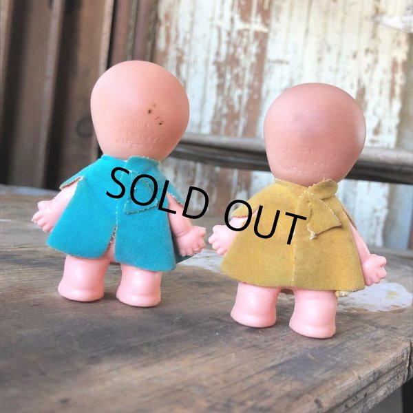 画像4: 60s UNEEDA DOLL HAPEE WEE Smile Face Vinyl Figure Peace Groovy Psychedelic Hippie Happy (M088)  (4)