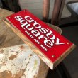 画像14: Vintage Crosby Square Shoes Advertising Store Display Sign (M089)  (14)