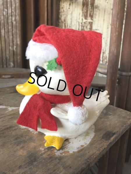 画像6: 70s Vintage Merry Christmas Santa Duck Coin Bank (M100) (6)
