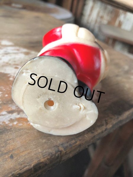 画像9: Vintage Santa Claus Vinyl Doll 13.5cm (M095)  (9)