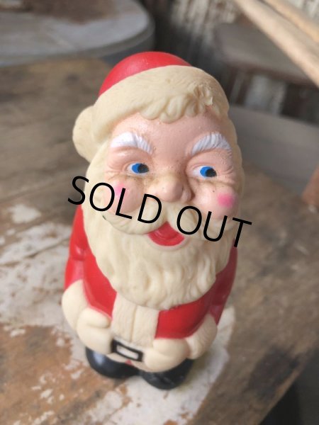 画像7: Vintage Santa Claus Vinyl Doll 13.5cm (M095)  (7)