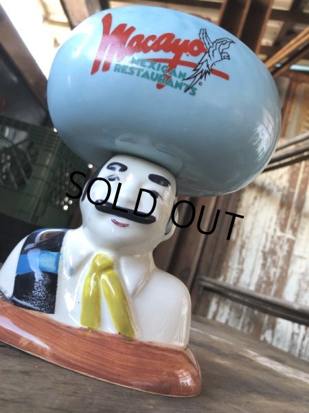 画像6: Vintage Advertising Mexican Restaurants Macayo's Statue (M103)  (6)