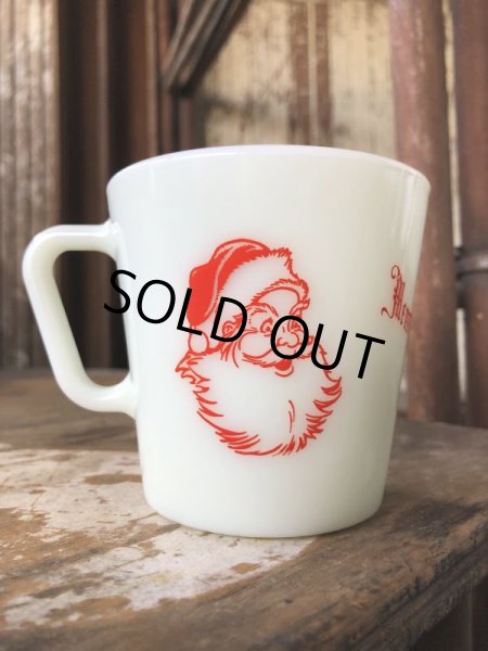 画像4: 70s Vintage Corning PYREX Merry Christmas Santa Claus Mug (M092,093) (4)